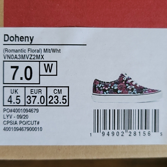 Vans Doheny Romantic Floral - Picture 12 of 14